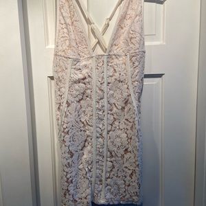 White lace dress